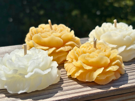 Flower Beeswax Candle